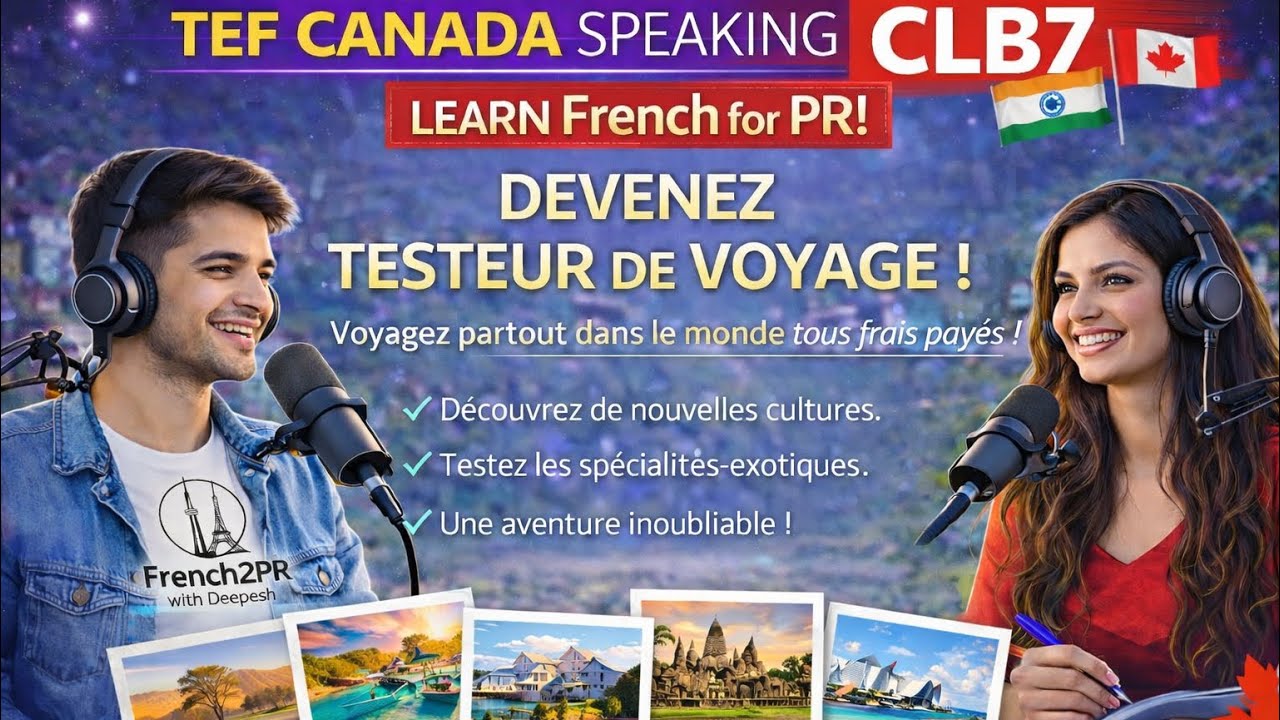 CLB 7-8 🔥 Repeated TEF Topic (Guide for international students) | TEF Canada Speaking Section B