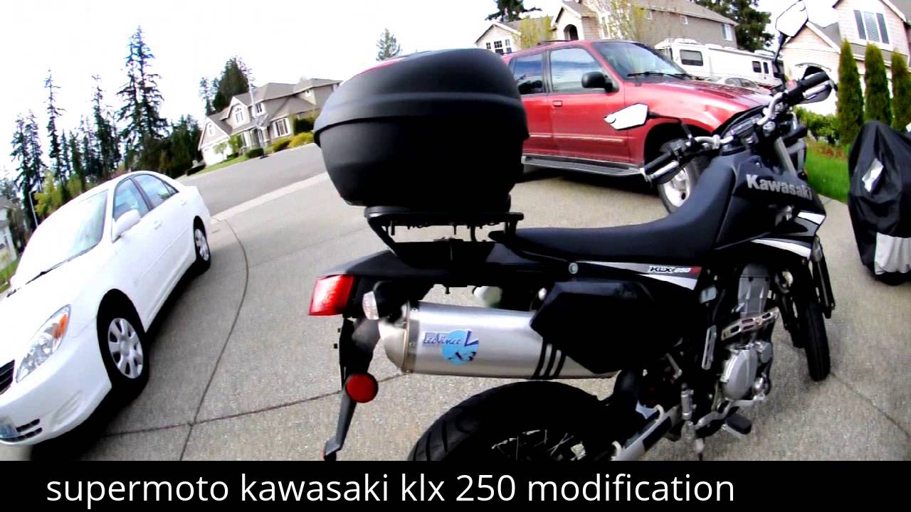 Supermoto Kawasaki Klx 250 Modification YouTube