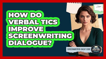 How Do Verbal Tics Improve Screenwriting Dialogue? - Screenwriter