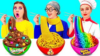 Me vs Grandma Cooking Challenge | Tasty Kitchen Hacks by BaRaFun Challenge