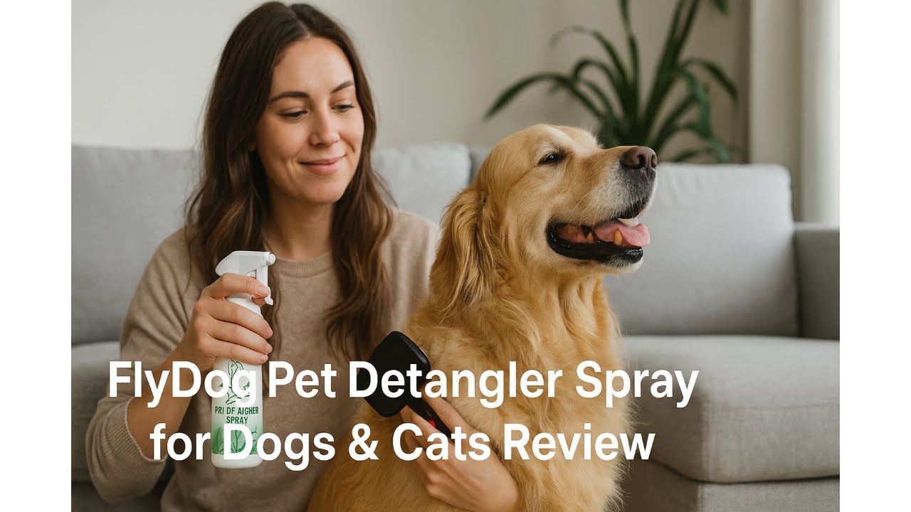 🐕 FlyDog Pet Detangler Spray for Dogs & Cats Review 🐈
