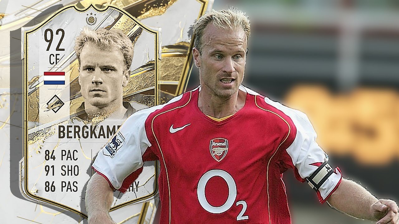 92 PRIME ICON BERGKAMP PLAYER REVIEW FIFA 23 - YouTube
