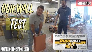 Building a Block wall with Quikrete Quikwall Mortarless Joints