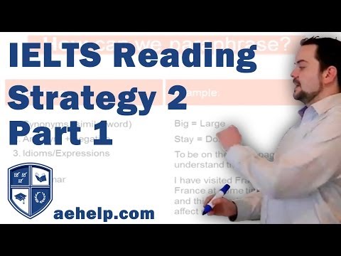 IELTS Reading - Academic - Key Strategy 2 Part 1