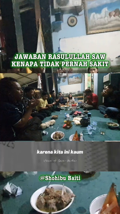 JAWABAN RASULULLAH SAW KENAPA TIDAK PERNAH SAKIT #rasulullah