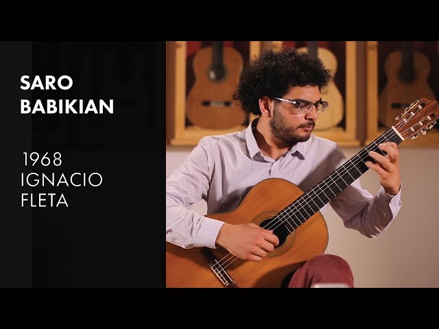 Albeniz Malagueña - Saro Babikian plays 1968 Fleta