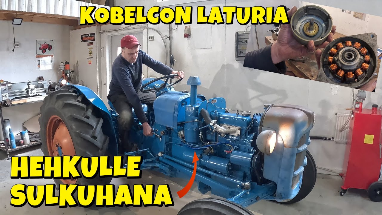 Dextan Sähköt & Testi - Startti pyörii | Kobelcon laturia