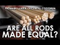 The Ultimate Hot Rods/Rutes Sound Comparison! - Pro Mark vs. Vic Firth vs. Vater vs. CozyDrum