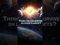 Survival Time on Other Planets 😱 | Can You Survive in Space? #spacefacts #usashorts #nasa