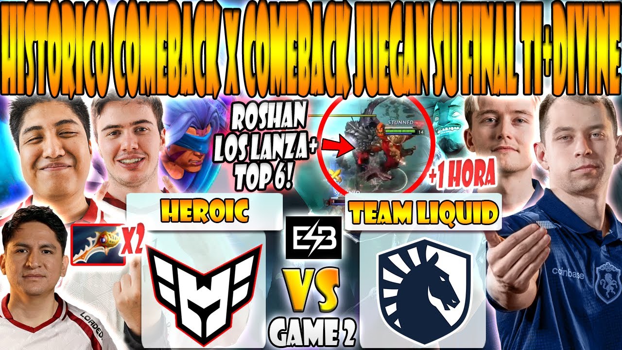 HEROIC vs TEAM LIQUID BO3[GAME 2]WISPER, SCOFIELD, DAVAI LAMA VS NISHA, TOFU, MICKE-BLAST SLAM 4-ESB