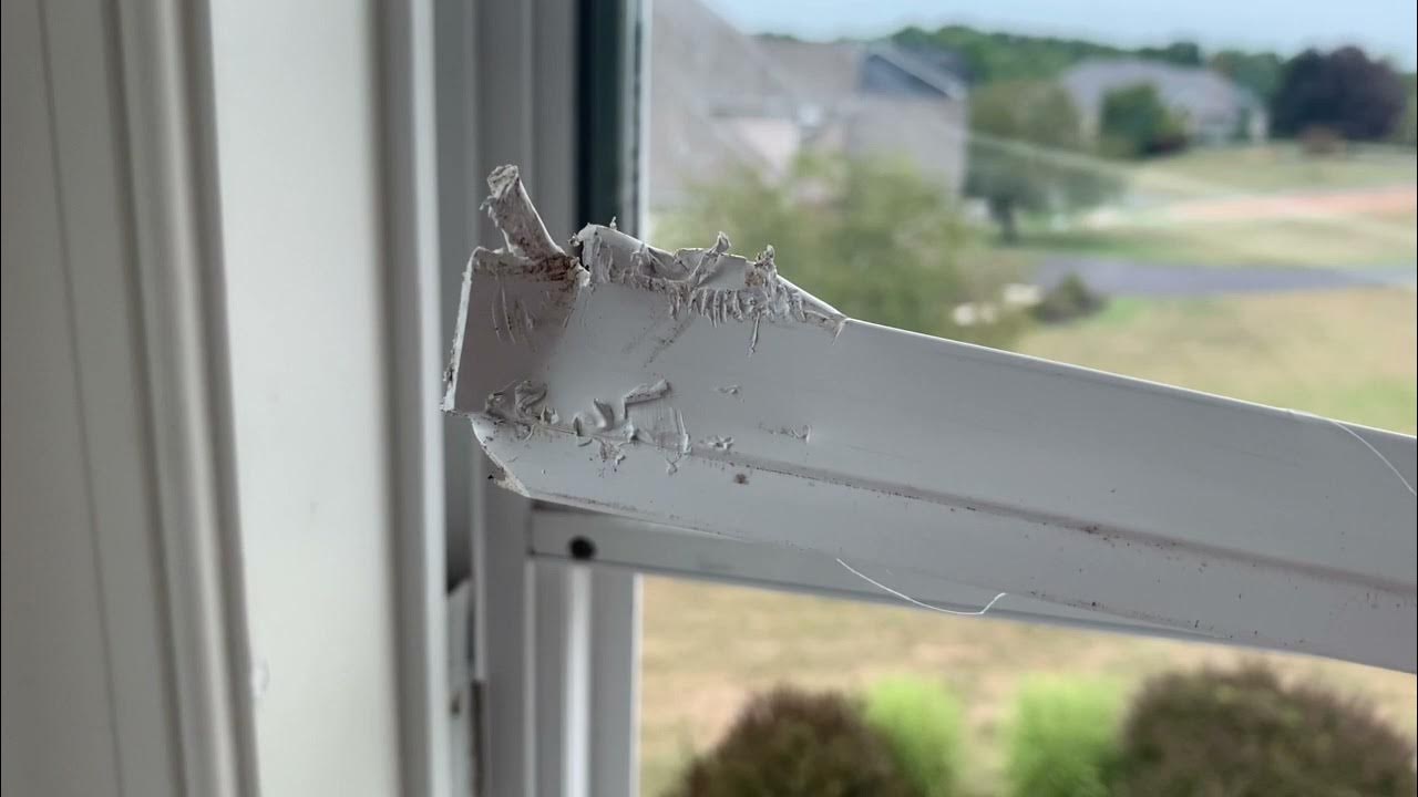 Replace Upper Window Sash Single Hung Window YouTube