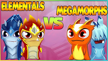 ELEMENTALS vs MEGAMORPHS MAX LEVEL | SLUGTERRA SLUG IT OUT 2