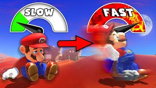 Super Mario Odyssey, but Every Power Moon RANDOMIZES Mario's Speed