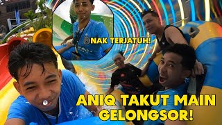 HAMPIR J4TUH DALAM GELONGSOR! ANIQ TAKUT! SPLASH MANIA!!