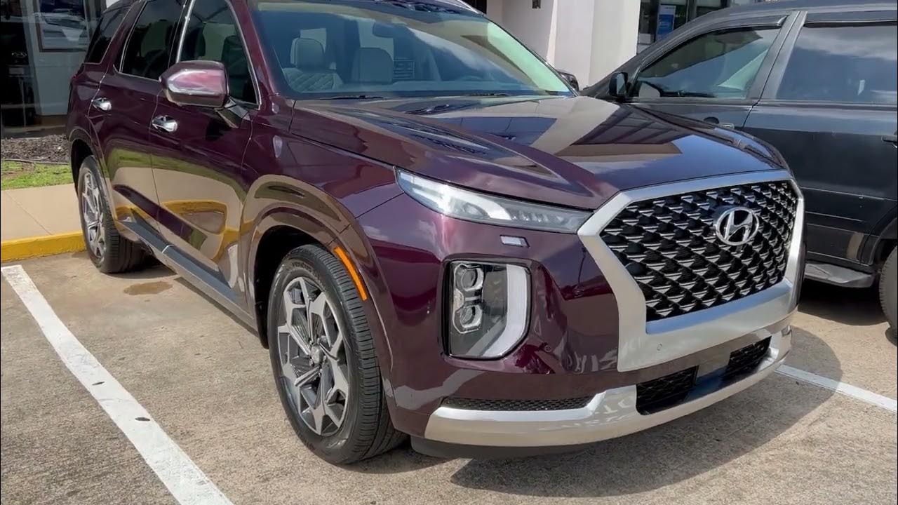 Sierra Burgundy 2022 Hyundai Palisade Calligraphy YouTube