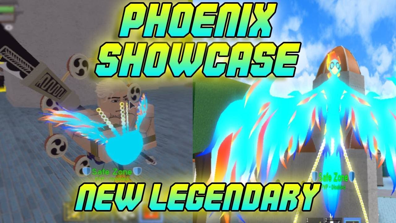 PHOENIX FRUIT SHOWCASE IN A ONE PIECE GAME (ROBLOX) 