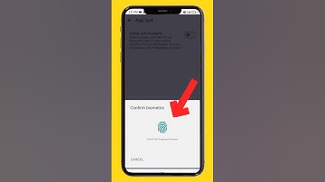 WhatsApp par Fingerprint Lock Kaise Lagaye ||How to set fingerprint lock on the WhatsApp app #shorts