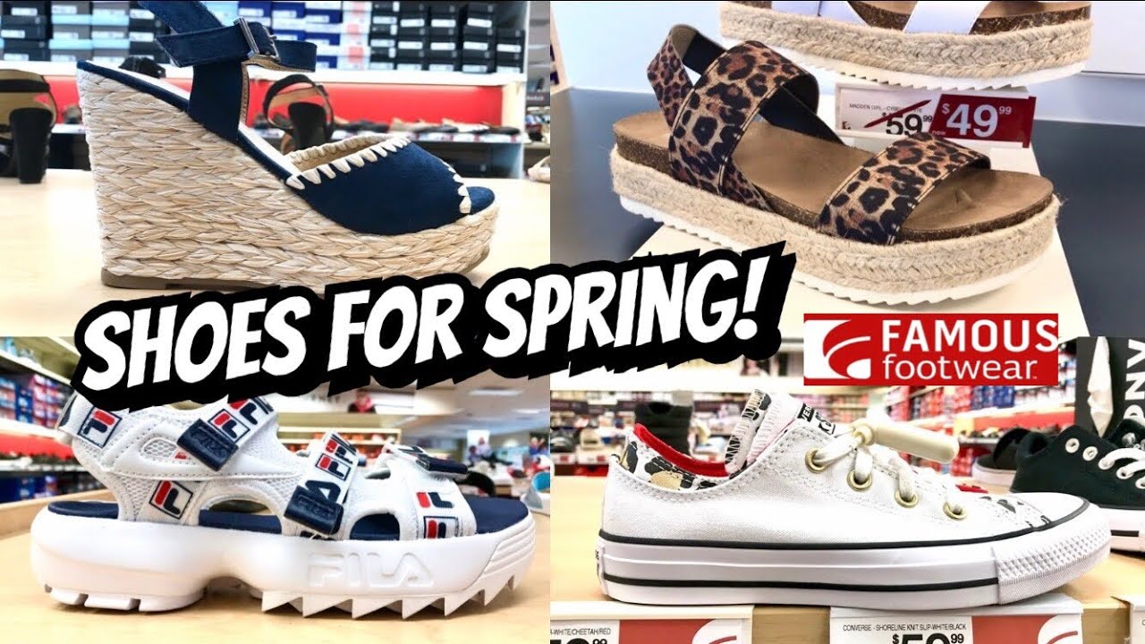 FAMOUS FOOTWEAR Shop With Me Shoes For Spring | SHOE SHOPPING | Sandals