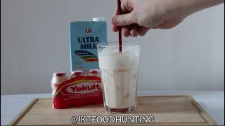 RESEP ES YAKULT MILK CUMA 3 BAHAN! DIJAMIN KETAGIHAN #JKTFOODHUNTING #RESEP screenshot 4