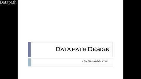 VLSI:Datapath Design - Adders, Multipliers, Shifters- 1. Introduction