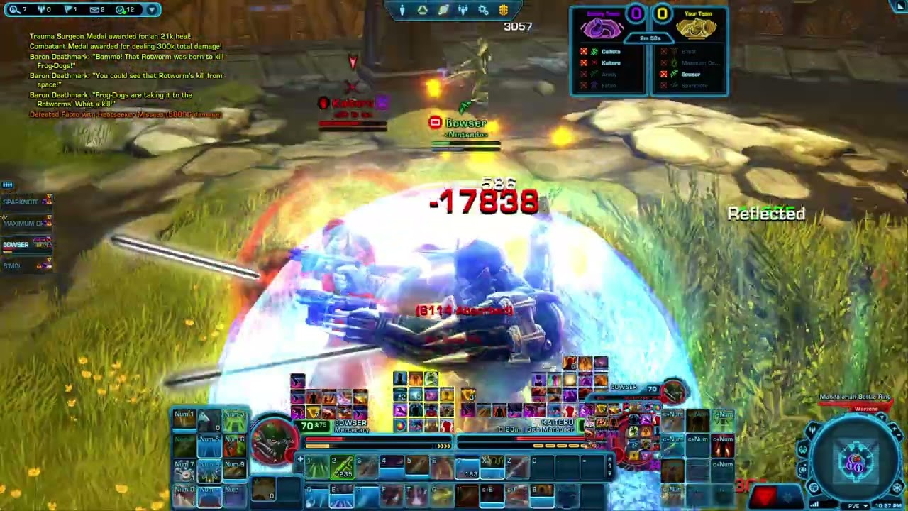 3v1 First Round - Had a good go!