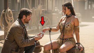 The Last Apache Woman on the Auction Block Unwanted Filthy Starving Until a Cowboy Made Her His