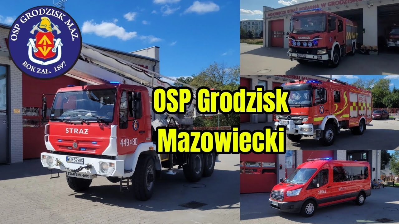 [Star 266 po modernizacji] Pokaz wyposażenia w jednostce OSP Grodzisk Mazowiecki.