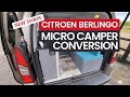VAN TOUR: New Shape Citroen Berlingo Micro Camper Conversion