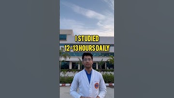 How many hours should you study for neet?#neet #aiims #shorts #shortvideo #mbbs #study