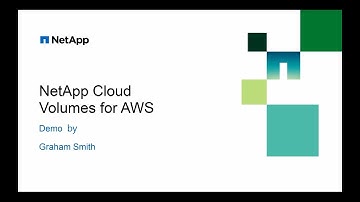 NetApp Cloud Volumes Service for AWS