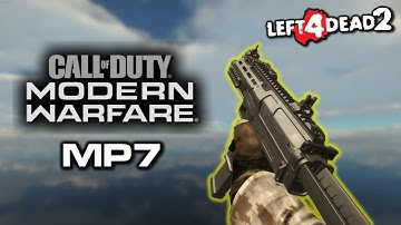 Modern Warfare 2019 MP7 - Left 4 Dead 2 Weapon Mod Gameplay