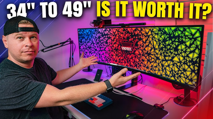 When ultra-wide just isn't enough | ASUS ROG STRIX XG49VQ Review - YouTube