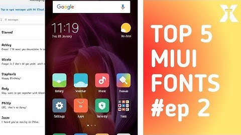 Top 5 Miui Fonts that will make your phone look awesome #ep 2 | hindi