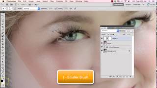 Photoshop Tutorial - How to Add Eyelashes screenshot 5