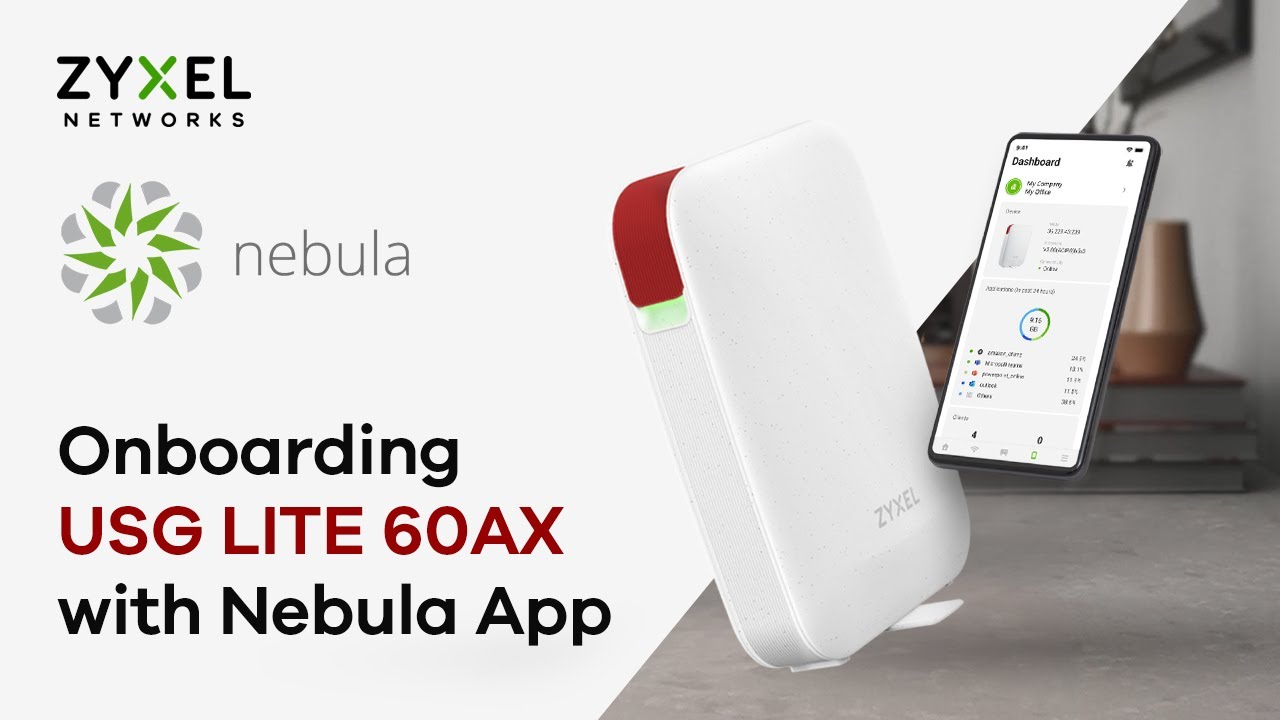 Onboarding USG LITE 60AX to Cloud with Nebula App - YouTube
