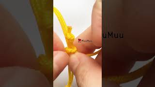 DIY Easy Lucky Bracelet #左右結 #shorts #muumuu #knot #macrame #diy #編織手環 #luckybracelet #bracelet