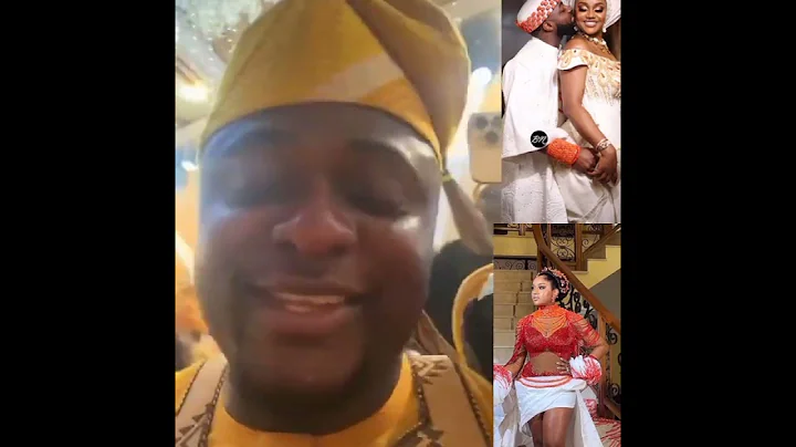 Davido and Chioma Traditional Marriage in Lagos Beautiful Moment Celebrating #chefchi and Davido