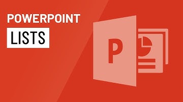 PowerPoint: Lists
