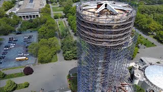New York State Pavilion 1964-1965 Worlds Fair Men in Black