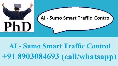 AI based emergency vehicle pass on 4 way signal using sumo | AI based emergency vehicle passing sumo