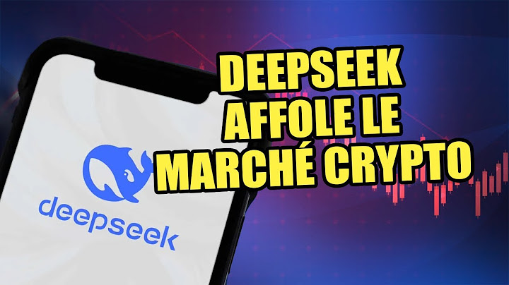 L'IA chinoise DeepSeek perturbe tous les marchés financiers ! Que se passe t'il vraiment ?