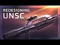 REDESIGNING UNSC Weapons | Blending Bungie's Art Style with 343's