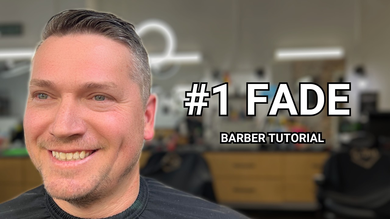 Easy Fade Haircut Barber Tutorial Step By Step Men's Haircut - YouTube