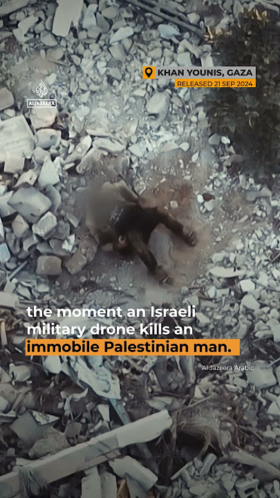 Al Jazeera obtains video of Israeli drone killing in Gaza | AJ #shorts