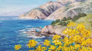 Learn how to paint a seascape in this free step by acrylic painting
tutorial angela anderson. easy follow instructions guide you through
creating ...