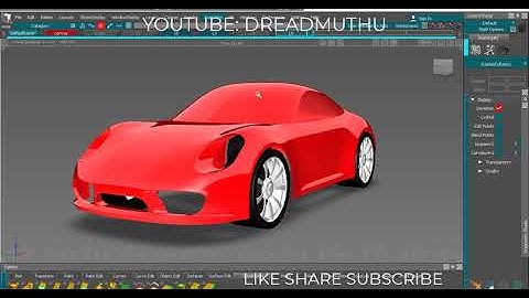 Porsche 911 - Autodesk Alias Autostudio - Part 1 - SubD Modeling - Car Modeling