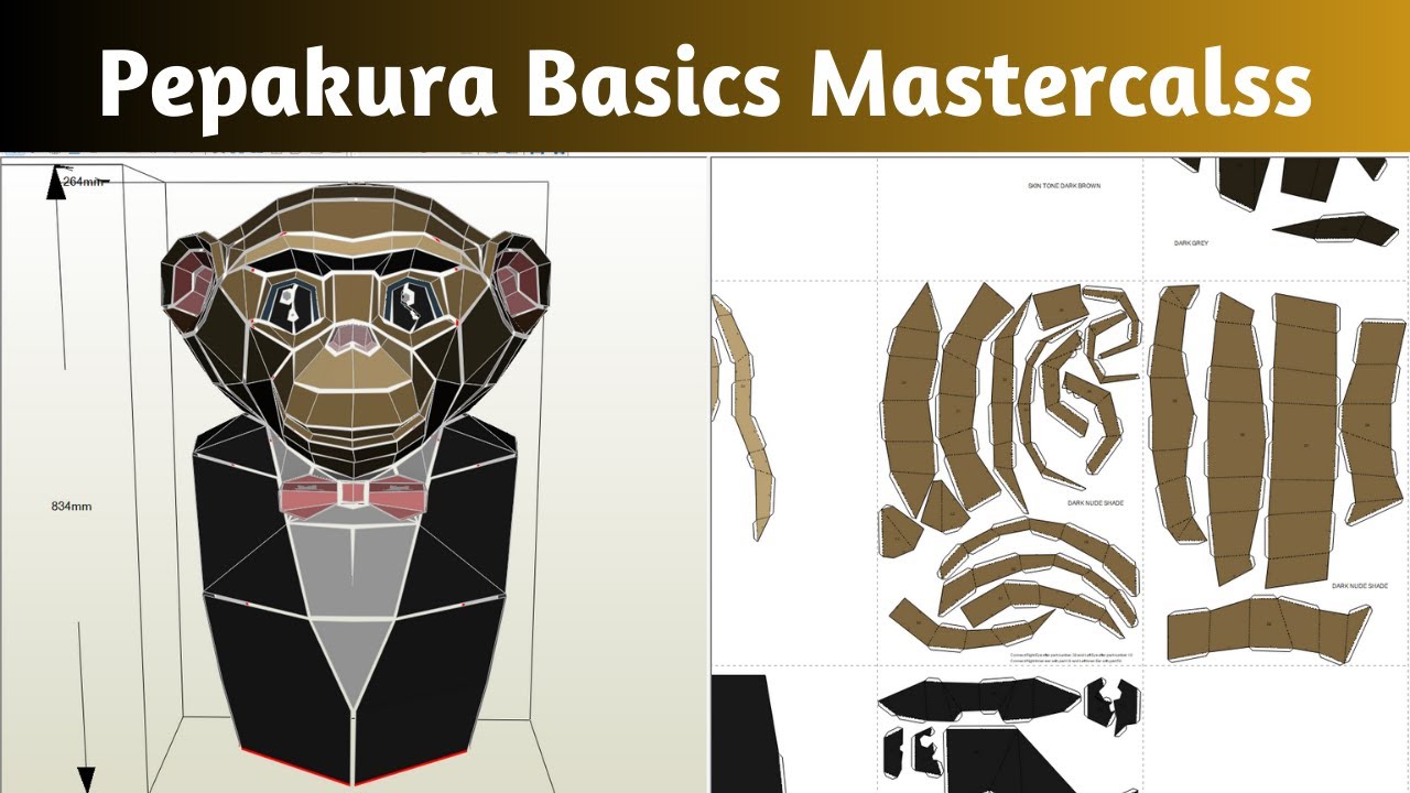 PEPAKURA BASICS MASTERCLASS UNFOLDING 3D MODELS TO 2D TEMPLATES EFFICIENTLY PEPAKURA HACKS