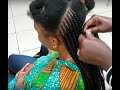 FEED IN BRAID STYLE(3 layer cornrows)