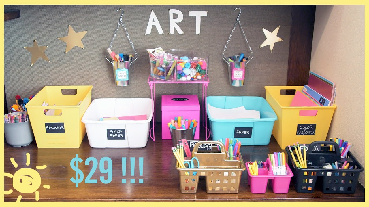 Storage Solution for Kids Art and Projects » The Stay-at-Home-Mom