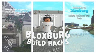 Bloxburg Build Hacks Compilation